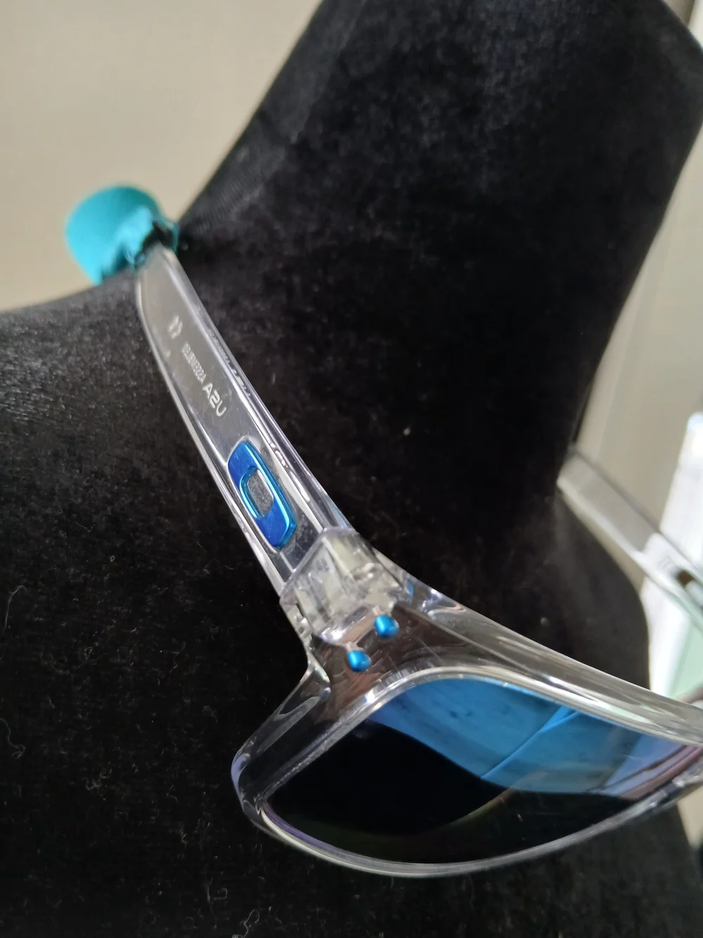 Oakley Holbrook Sunglasses Style -  OO9417 Clear Frame Prizm Sapphire Polarized